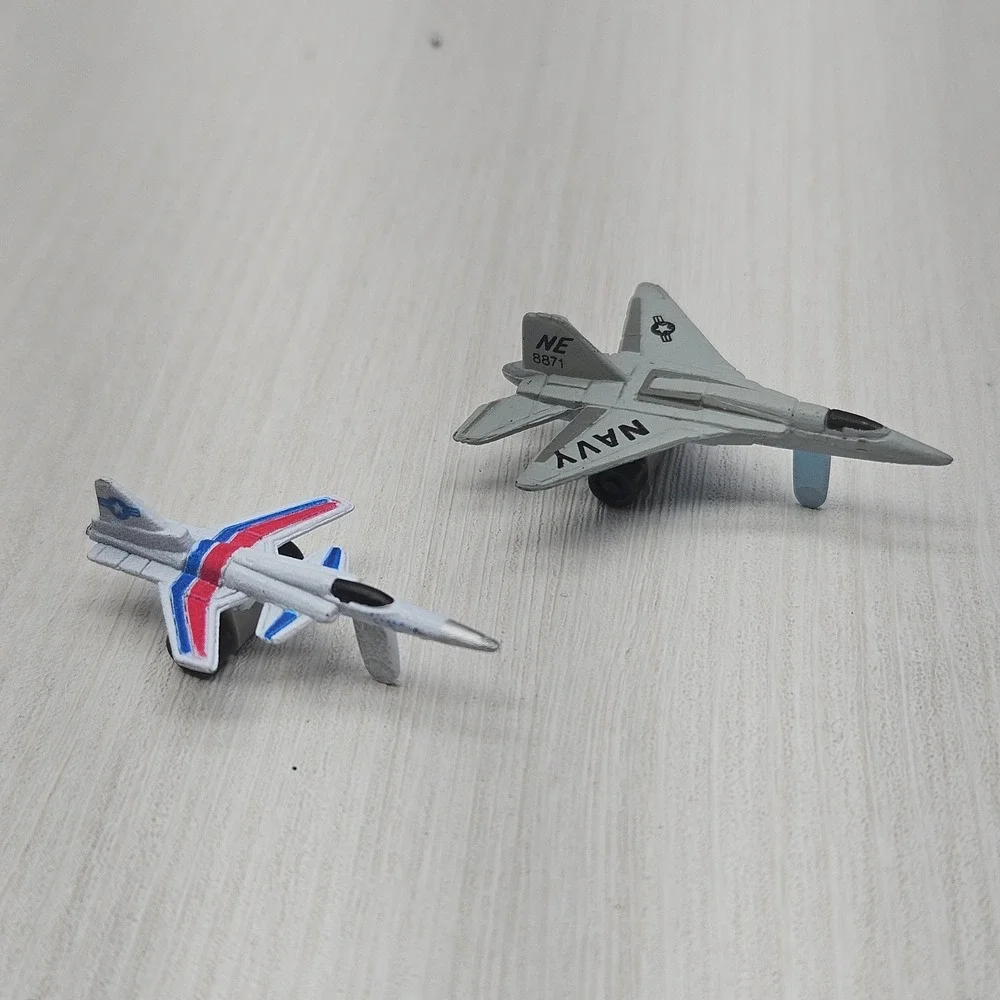 Vintage Lot 15 Micro Machines Fighter Jets War Planes 1980s